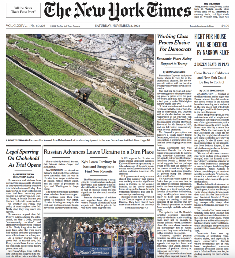 New York Times NOV 2024